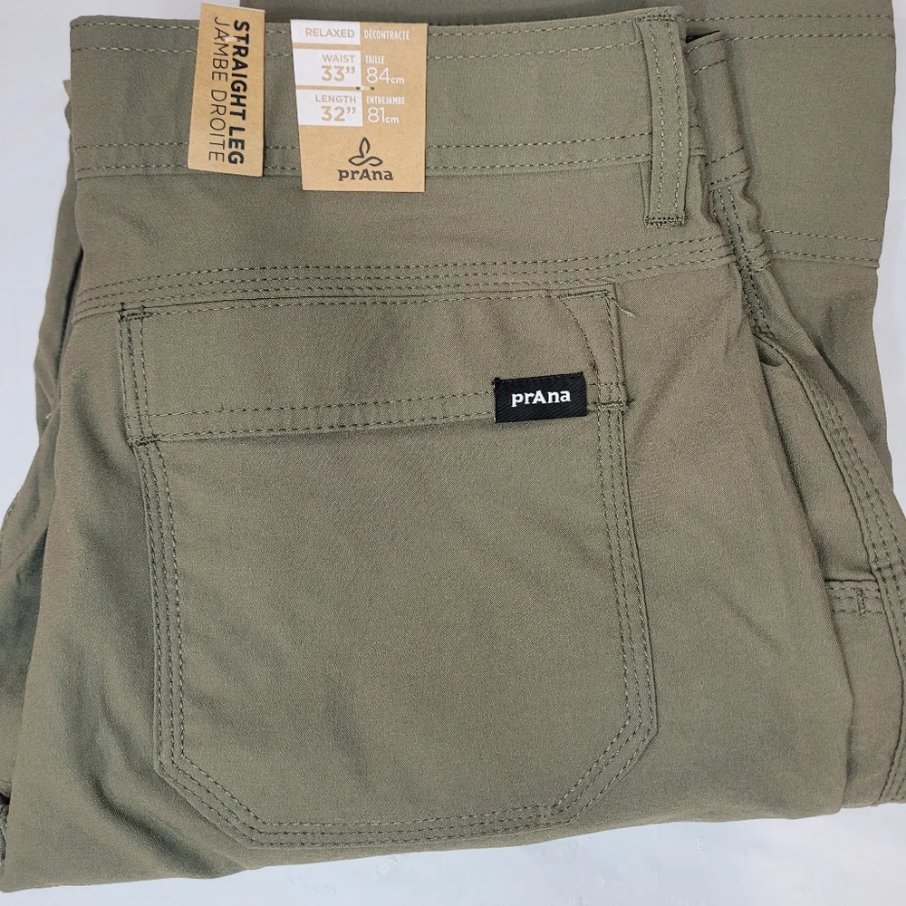 prAna Men's Stretch Zion II Pants 33x32 NWT - Picture 5 of 5